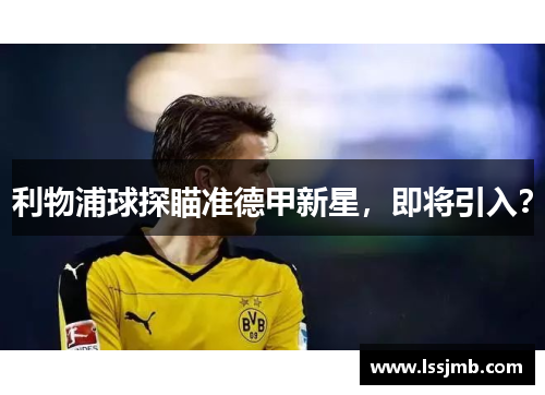利物浦球探瞄准德甲新星，即将引入？