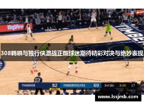 308鹈鹕与独行侠激战正酣球迷期待精彩对决与绝妙表现